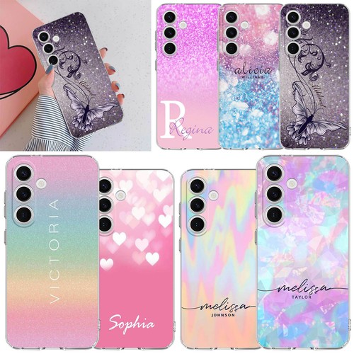 Custodia telefono glitter