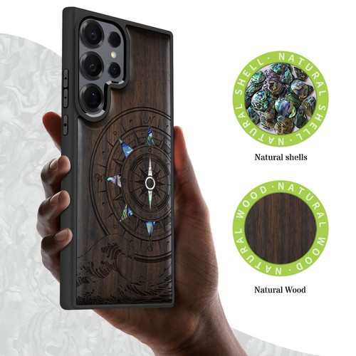 Custodia telefono legno - custodia,